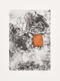 Joan Mitchell, Sunflower II, 1972, Etching and aquatint in colours, on Arches paper, with full margins