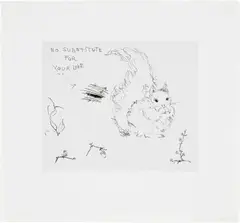 Tracey Emin, No Substitute For Your Love, 2003, Soft-ground etching, on Hahnemühle paper, with full margins