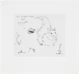 Tracey Emin, No Substitute For Your Love, 2003, Soft-ground etching, on Hahnemühle paper, with full margins