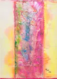 Frank Bowling, IMMA Visit 2017, 2018, Archival pigment print in colours, on cotton photo rag paper, the full sheet