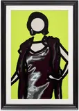 Maria (1) (C. 158) by Julian Opie, 2011, Inkjet print in colours, on Epson Premium Semigloss Photo paper dry-mounted to aluminium (as issued), the full sheet, sold Jan 2025