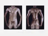 Chuck Close, Untitled (In Honor of Peter Hujar), from 1989: A Portfolio Honouring Artists Lost to AIDS, 2000, Two Iris digital prints in colours, printed on one sheet of wove paper, with full margins