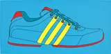 Michael Craig-Martin, Trainer, from Fundamentals (C. 47g), 2016, Screenprint in colours, on Somerset Satin paper, the full sheet