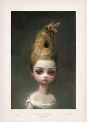Mark Ryden, Queen Bee (P136), 2016, Offset lithograph in colours, on smooth wove paper, with full margins