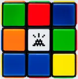 Invader, Invaded Cube, from Rubikcubism (NVDR1-1)