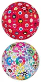 Flowerball: Bright Red; and Expanding Universe by Takashi Murakami, 2017; and 2018, Two offset lithographs in colours, on smooth wove paper, the full sheets, sold Jan 2025