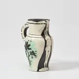 Pablo Picasso, La source (The Source) (A.R. 225), 1954, White earthenware turned pitcher painted in colours, with engraving and partial brushed glaze