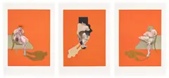 Triptych (after, Triptych, 1983) (S. 17, T. 14) by Francis Bacon, 1983, The complete set of three lithographs in colours, on Arches paper, with full margins, sold Jun 2025
