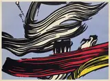 Roy Lichtenstein, Brushstrokes (C. 45), 1967, Screenprint in colours, on off-white wove paper, with full margins