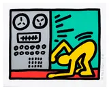 Keith Haring, Pop Shop III: one print (L. p. 145), 1989, Screenprint in colours, on wove paper, with full margins