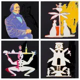 Andy Warhol, Hans Christian Andersen (F. & S. 398-401), 1987, The complete set of four screenprints in colours, on Lenox Museum Board, the full sheets