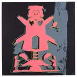 Andy Warhol, Hans Christian Andersen: one print (see F. & S. 397, 401), 1987, Unique screenprint in colours, on Lenox Museum Board, the full sheet