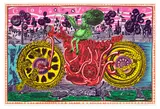 Grayson Perry, Selfie with Political Causes, 2018, Etching in colours, on wove paper, with full margins