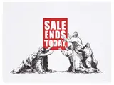 Banksy, Sale Ends v.2, 2017, Screenprint in colours, on Arches paper, with full margins