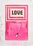 Harland Miller, Love Saves the Day, 2014, Screenprint in colours, on wove paper, the full sheet