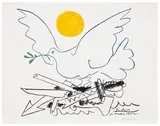 Pablo Picasso, Colombe au soleil (Dove in the Sun) (see Cz. 174), 1962, Lithograph in colours, on BFK Rives paper, with full margins