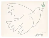 Pablo Picasso, Colombe de la Paix (Dove of Peace) (see Cz. 179), 1961, Lithograph in colours, on Arches paper, the full sheet