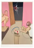 Francis Bacon, Œdipe et le Sphinx d'après Ingres (after, Œdipus and the Sphinx after Ingres, 1983) (S. 18, T. 17), 1984, Lithograph in colours, on Arches paper, with full margins