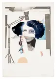 Richard Hamilton, Fashion Plate (L. 76), 1969-70, Photo-offset lithograph and screenprint in colours with collage, pochoir and retouching with cosmetics, on Fabriano paper, with full margins