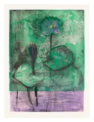 Lavender Band (C. 129) by Jim Dine, 1999, Screenprint, photogravure and etching in colours with hand-colouring, on Hahnemühle paper, with full margins, sold Jun 2025