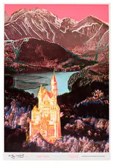 Neuschwanstein by Andy Warhol, 1987, Offset lithographic poster with screenprint in colours, on Varick rag paper, with full margins, sold Jun 2025