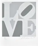 Robert Indiana, The Book of Love: one print, 1996, Screenprint in colours, on A.N.W. Crestwood Museum Edition paper, with full margins, with an accompanying poem