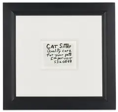 Robert Gober, Untitled, 2000-01, Intaglio print metal-dried, hand-burnished, 50% cotton linter and 50% cotton rag paper with titanium white pigment, the full sheet (hand-torn)
