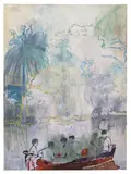 Peter Doig, Imaginary Boys, 2013, Archival pigment print in colours, on Somerset paper, the full sheet