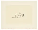 Tracey Emin, And Then You Left Me, 2008, Polymer-gravure etching, on Japanese Atsukuchi paper, with full margins