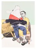 Paula Rego, Prince Pig Courtship, from Prince Pig (R. 234), 2006, Lithograph in colours, on Somerset Velvet paper, the full sheet