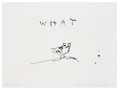 Tracey Emin, You Said, 2009, Polymer-gravure etching, on wove paper, with full margins