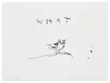 Tracey Emin, You Said, 2009, Polymer-gravure etching, on wove paper, with full margins