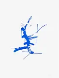 Albert Oehlen, BLAU (BLUE)
