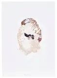 Adrian Ghenie, The Lidless Eye, 2013, Lithograph in colours with unique collage, on Somerset Satin paper, with full margins, the sheet loose (as issued), contained in the original grey cloth-covered folder