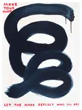 David Shrigley, Make Your Mark, 2020, Screenprint in colours with varnish overlay, on Somerset paper, the full sheet