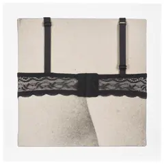 Richard Prince, Untitled (Black Bra), 2024, Ditone print in colours, on Hahnemühle Photo Rag paper, with full margins