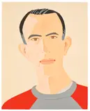 Alex Katz, Sweatshirt 2, from Alex and Ada, the 1960s to the 1980s (S. 248), 1990, Screenprint in colours, on Arches Roll Stock paper, the full sheet