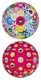 Hold Me Tight; and Thinking Matter (Red) by Takashi Murakami, 2016, Two offset lithographs in colours, on smooth wove paper, the full sheets, sold Jun 2025