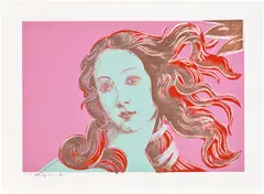 Andy Warhol, Details of Renaissance Paintings (Sandro Botticelli, Birth of Venus, 1482) (see F. & S. 316-319), 1984, Unique screenprint in colours, on Arches Aquarelle paper, with full margins