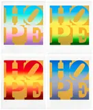 Robert Indiana, Four Seasons of Hope (Gold)