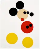 Damien Hirst, Mickey, 2014, Screenprint in colours with glaze, on wove paper, with full margins
