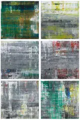 Gerhard Richter, Cage (P19), 2006/2020, The complete series of six laminated giclée prints in colours, flush-mounted to aluminium with metal strainers on the reverse (as issued)