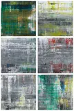 Gerhard Richter, Cage (P19), 2006/2020, The complete series of six laminated giclée prints in colours, flush-mounted to aluminium with metal strainers on the reverse (as issued)
