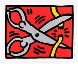 Keith Haring, Pop Shop III: one print (L. p. 144), 1989, Screenprint in colours, on wove paper, with full margins