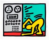 Keith Haring, Pop Shop III: one print (L. p. 145), 1989, Screenprint in colours, on wove paper, with full margins