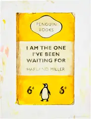 Harland Miller, I Am The One I've Been Waiting For, 2016, Screenprint in colours with touches of hand-colouring in acrylic, on Somerset paper, the full sheet