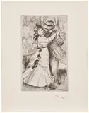 Pierre-Auguste Renoir, La danse à la campagne, 2e planche (Dance in the Country, 2nd plate) (D. 2, S. 2)