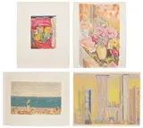 Pierre Bonnard, Album Pierre Bonnard, by Jacques Villon: four prints (G. & P. E686; E688; E691; E694), circa 1942-45, Four lithographs in colours, on wove paper, with full margins