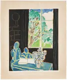 Henri Matisse, La silence habité des maisons (The Silence That Lives in Houses) (see D. IV), 1947, Aquatint in colours, on Arches paper, with full margins