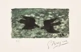 Georges Braque, Le pays total (The Entire Country) (V. p. 300), 1962, Pochoir in colours, on wove paper, with full margins